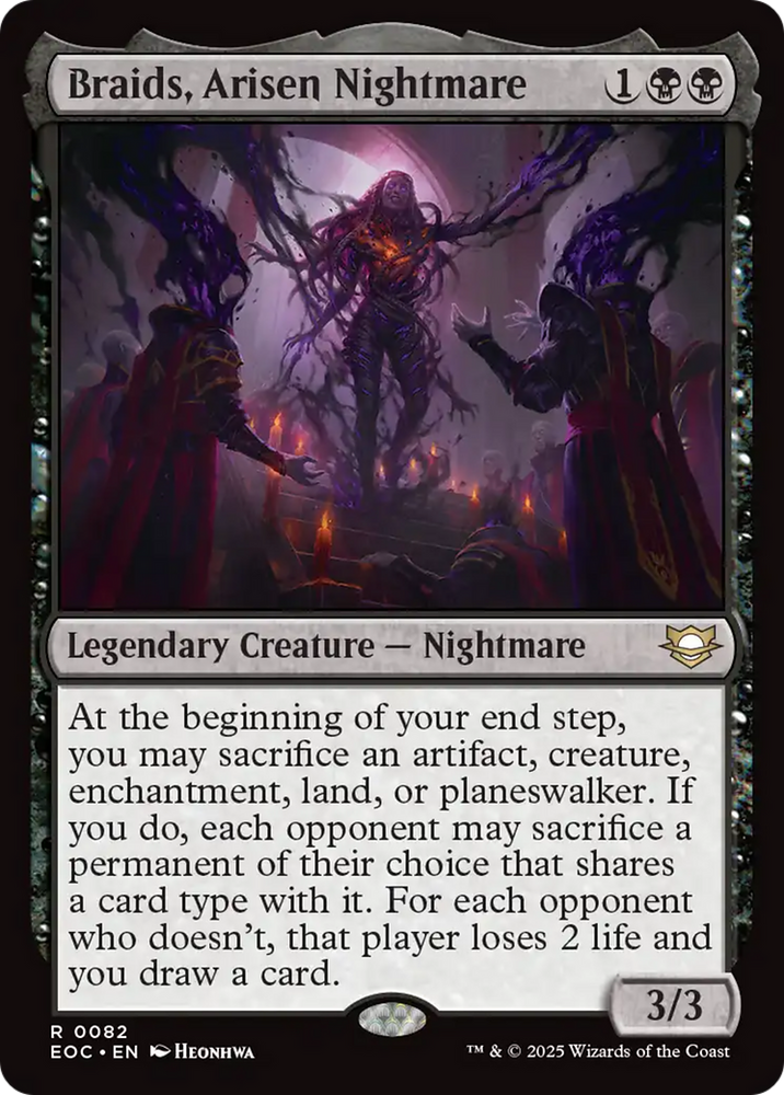Braids, Arisen Nightmare [Edge of Eternities Commander]
