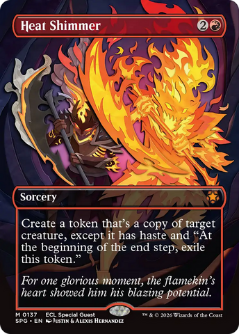 Heat Shimmer (Borderless) [Lorwyn Eclipsed Special Guests]