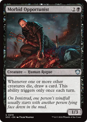 Morbid Opportunist [Secrets of Strixhaven Commander]