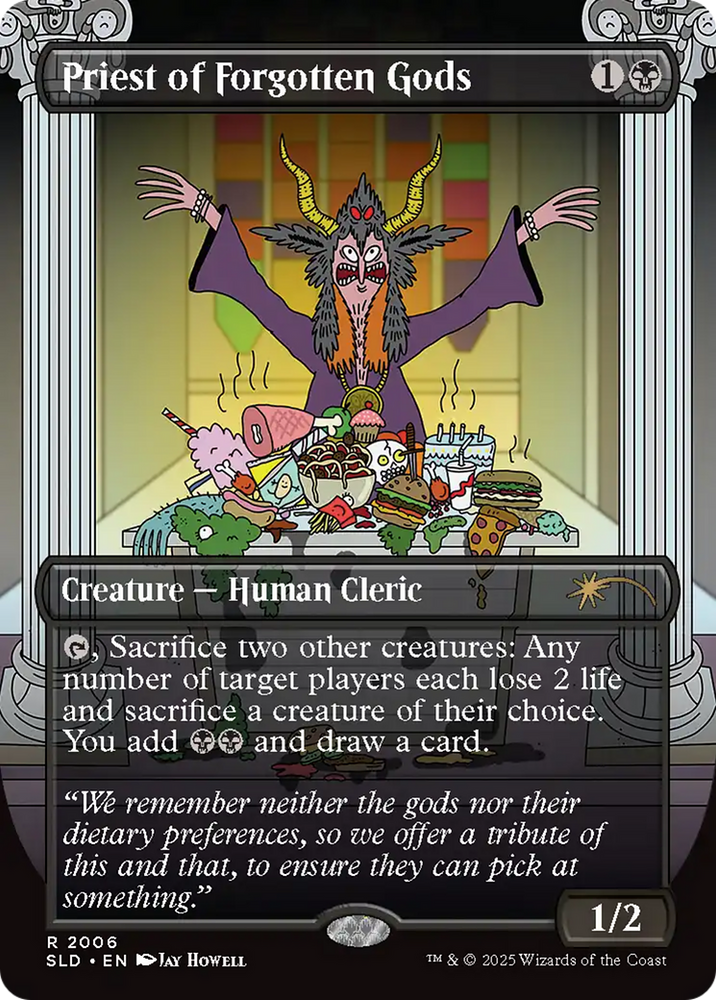 Priest of Forgotten Gods (Rainbow Foil) [Secret Lair Drop Series]
