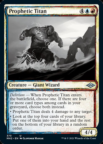 Prophetic Titan (Sketch) [Modern Horizons 2]