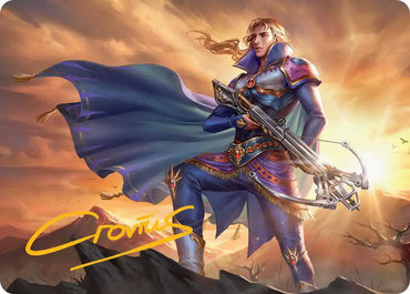 Edgar, Master Machinist Art Card (Gold-Stamped Signature) [FINAL FANTASY Art Series]