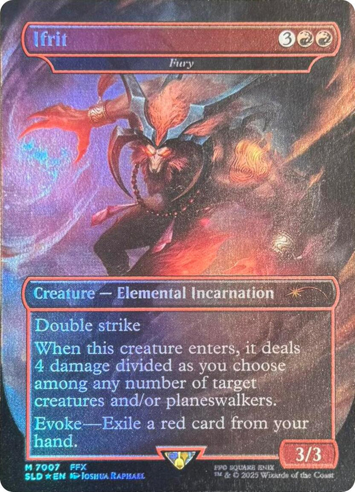 Ifrit - Fury (Rainbow Foil) [Secret Lair Drop Series]