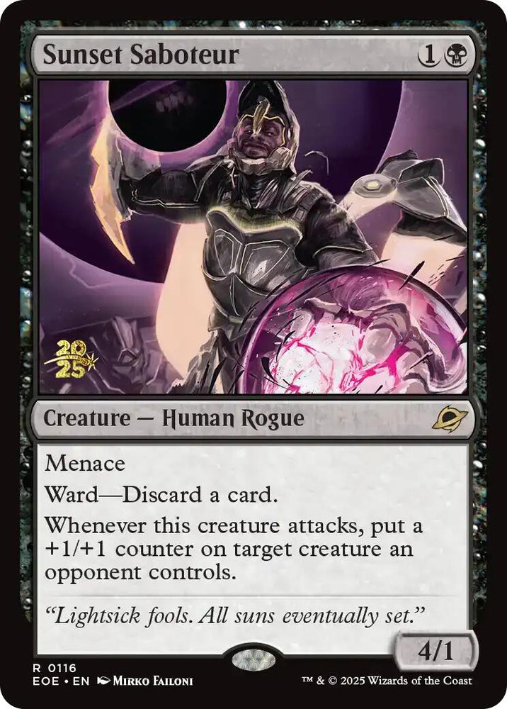 Sunset Saboteur [Edge of Eternities Prerelease Promos]