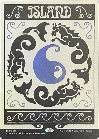 Island (0889) (Rainbow Foil) [Secret Lair Drop Series]