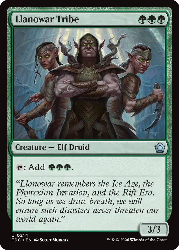 Llanowar Tribe [Foundations Commander]