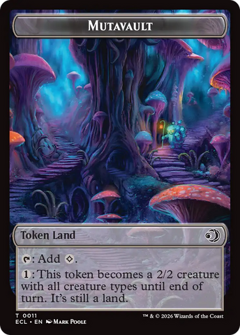 Elk // Mutavault Double-Sided Token [Lorwyn Eclipsed Tokens]