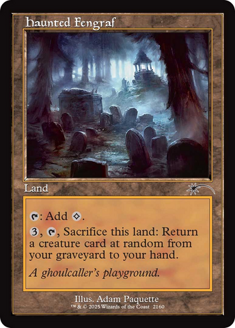 Haunted Fengraf (Retro Frame) [Secret Lair Drop Series]