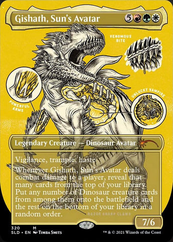 Gishath, Sun's Avatar (Borderless) [Secret Lair Drop Series]