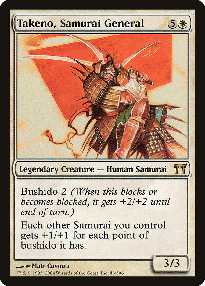 Takeno, Samurai General [Champions of Kamigawa]