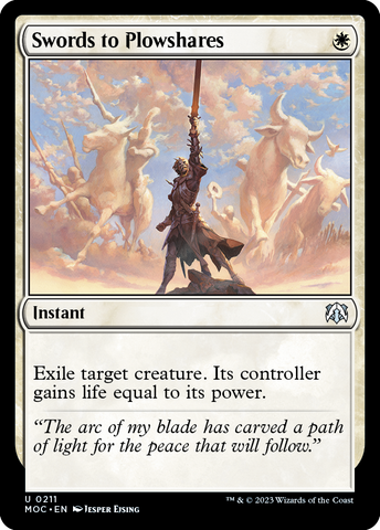 Swords to Plowshares [March of the Machine Commander]