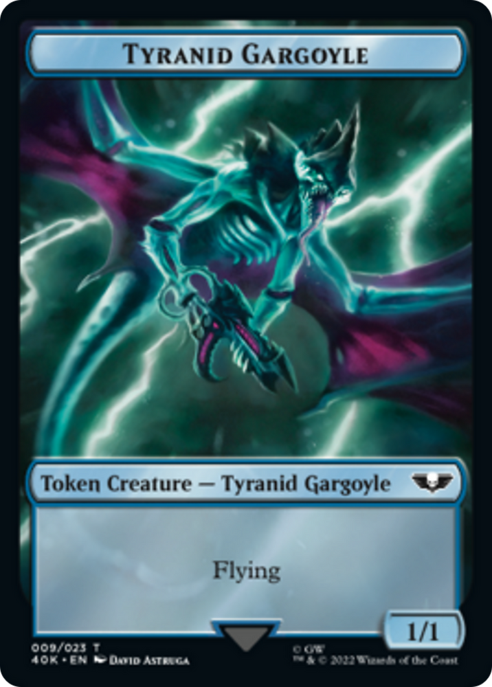 Tyranid (17) // Tyranid Gargoyle Double-Sided Token [Universes Beyond: Warhammer 40,000 Tokens]
