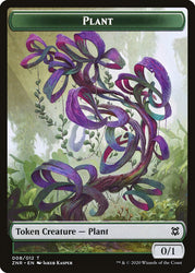 Illusion // Plant Double-Sided Token [Zendikar Rising Tokens]